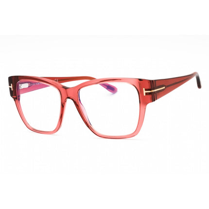 Tom Ford Women's Eyeglasses - Shiny Pink Cat Eye Acetate Full Rim Frame | FT5745-B 072 ,