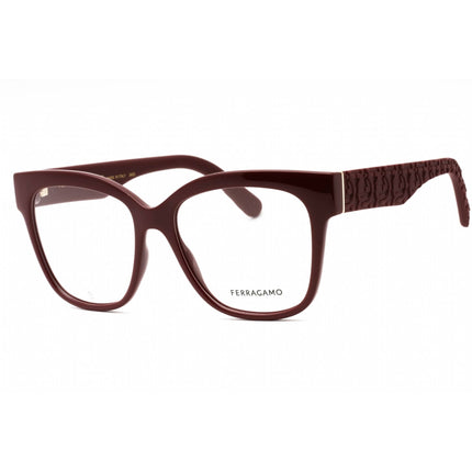 Salvatore Ferragamo Women's Eyeglasses - Burgundy Cat Eye Full Rim | SF2956EN 601 ,