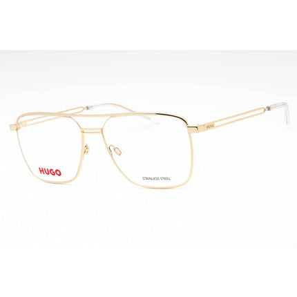 Hugo Men's Eyeglasses - Gold Metal Aviator Shape Full Rim Frame | HG 1145 0J5G 00 ,