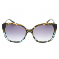 Anne Klein Women's Sunglasses - Teal Animal Butterfly Plastic Frame | AK7071 320 ,