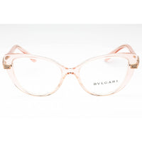 Bvlgari Women's Eyeglasses - Transparent Pink Plastic Cat Eye Frame | 0BV4199B 5470 ,