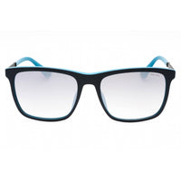 Police Men's Sunglasses - Blue Turquoise Acetate Square Full Rim Frame | SPLA56 WTRX ,