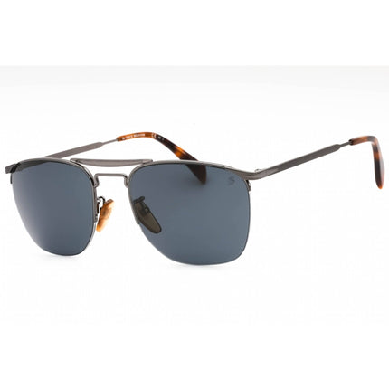 David Beckham Men's Sunglasses - Dark Ruthenium Frame Grey Lens | DB 1001/S 0KJ1 IR ,