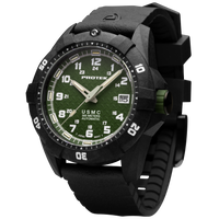 ProTek Men's Watch - USMC Series Automatic Green Dial Genuine Rubber Strap | 1215 ,