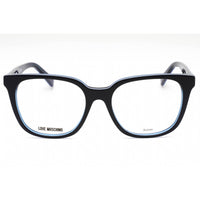 Moschino Love Women's Eyeglasses - Blue Acetate Square Full Rim Frame | MOL590 PJP ,
