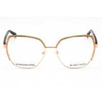 Guess By Marciano Women's Eyeglasses - Pale Gold Cat Eye Full Rim Frame | GM0383 032 ,