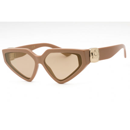 Dolce & Gabbana Women's Sunglasses - Full Camel Plastic Cat Eye Frame | 0DG4469 32925A ,