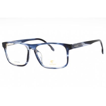 Carrera Men's Eyeglasses - Blue Horn Plastic Rectangular Frame | C FLEX 04/G 038I 00 ,