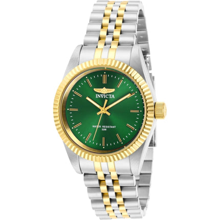 Invicta Women's Watch - Specialty Quartz Green Dial Two Tone Steel Bracelet | 29402 ,