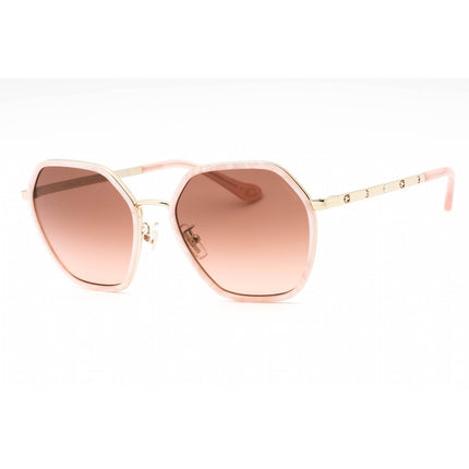 Coach Women's Sunglasses - Shiny Gold/Pink Metal Geometric Frame | 0HC7167B 944413 ,