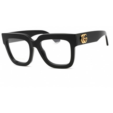 Gucci Women's Eyeglasses - Black Square Full Rim Plastic Frame | GG1549O 001 ,