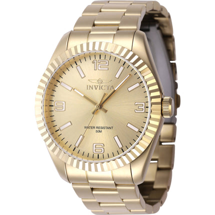 Invicta Men's Watch - Specialty Yellow Gold Stainless Steel Bracelet Quartz | 47460 ,