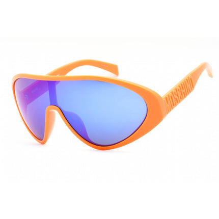 Moschino Unisex Sunglasses - Orange Plastic Shield Full Rim Frame | MOS157/S 0L7Q Z0 ,