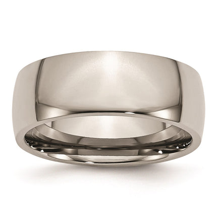 Titanium 8mm Polished Band | TB2 ,