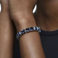 Swarovski Unisex Bracelet - Millenia Grey Crystals with Ruthenium Plated | 5612682 ,