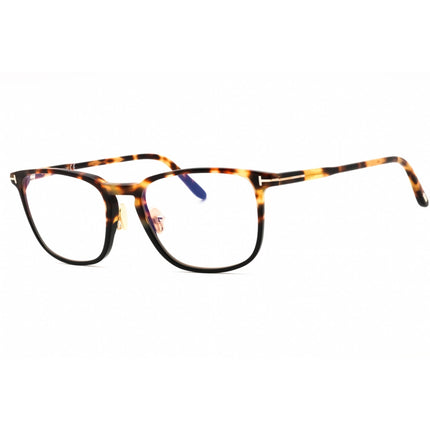 Tom Ford Men's Eyeglasses - Havana/Other Acetate Rectangular Frame | FT5699-B 056 ,
