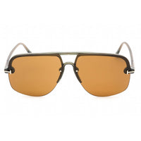 Tom Ford Women's Sunglasses - Shiny Light Green Metal Pilot Shape Frame | FT1003 93E ,