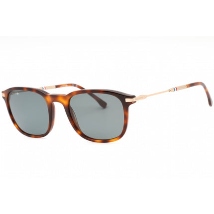 Lacoste Men's Sunglasses - Havana Plastic Square Frame Blue Green Lens | L992S 214 ,