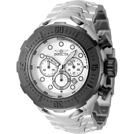 Invicta Men's Watch - Bolt Thunderbolt Chrono Antique Silver Dial Bracelet | 46544 ,