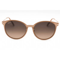 Salvatore Ferragamo Women's Sunglasses - Nude Plastic Round Full Rim | SF1033SA 290 ,