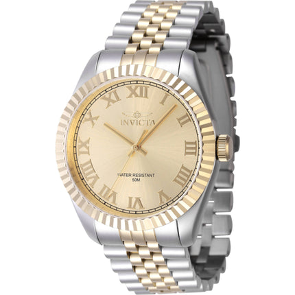 Invicta Men's Watch - Specialty Gold Dial Two Tone Steel Bracelet Quartz | 47404 ,