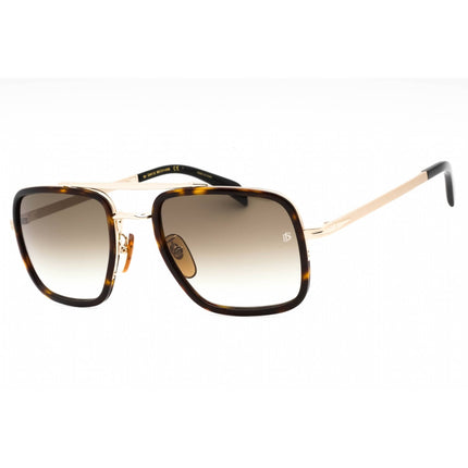 David Beckham Men's Sunglasses - Gold Havana Metal/Plastic Frame | DB 7002/S 006J 9K ,