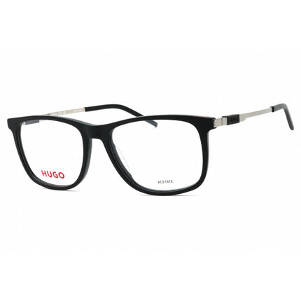 Hugo Men's Eyeglasses - Matte Black Metal Square Full Rim Frame | HG 1153 0003 00 ,