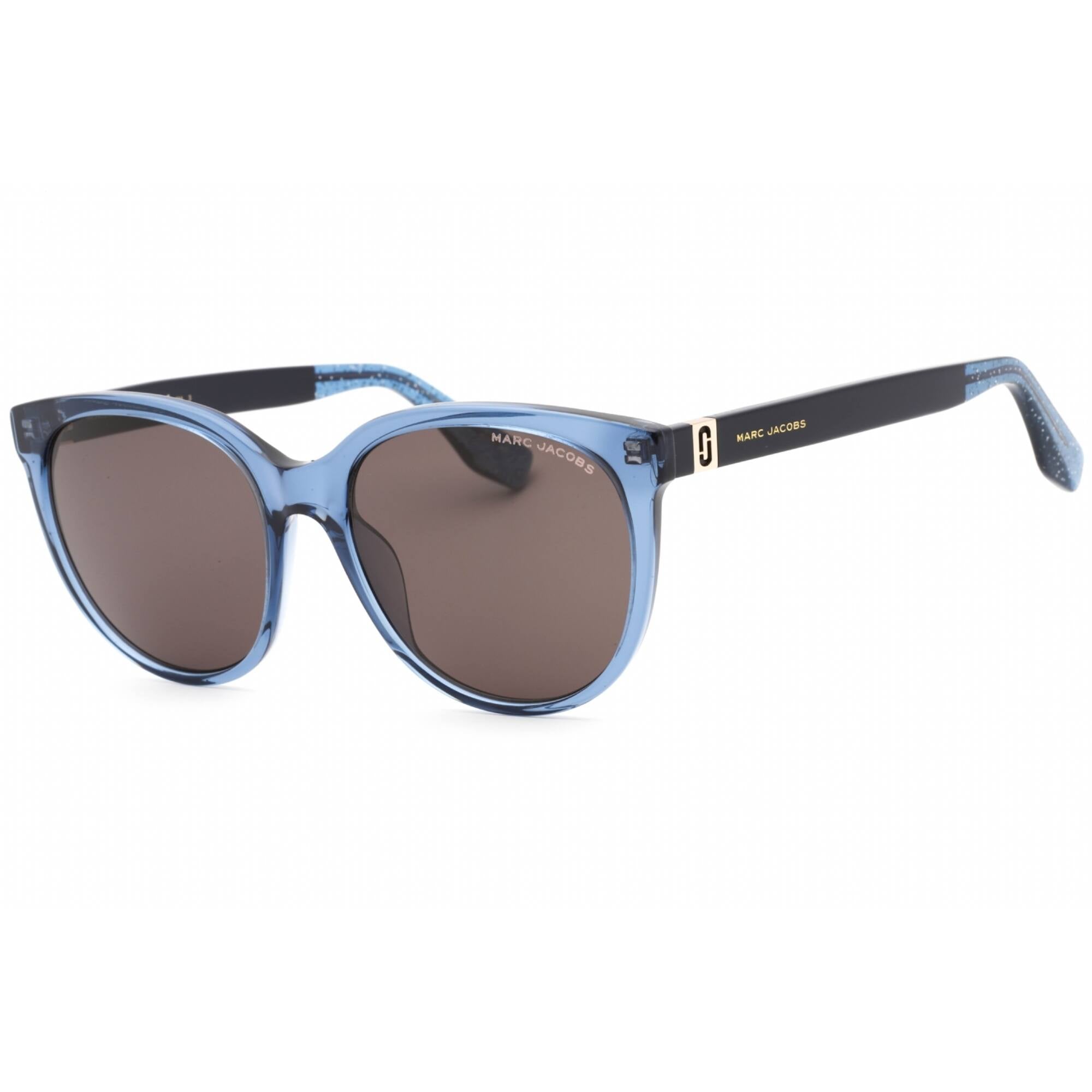 Marc Jacobs Blue Rounded Cat Eye Sunglasses - MARC445S 0PJP IR Women\'s Marc Jacobs Glittery Rounded Cat Eye – Eyedictive main image 4