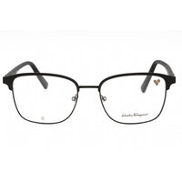 Salvatore Ferragamo Men's Eyeglasses - Black Metal Square Full Rim Frame | SF2225 001 ,