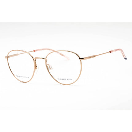 Tommy Hilfiger Women's Eyeglasses - Gold Copper Metal Oval Frame | TH 1727 0DDB 00 ,