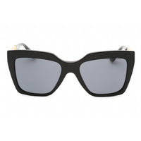 Versace Women's Sunglasses - Black Square Shape Frame Dark Grey Lens | 0VE4418 GB1/87 ,