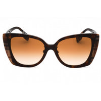 Burberry Women's Sunglasses - Dark Havana/Check Brown Full Rim Frame | 0BE4393F 405313 ,