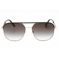 Marc Jacobs Unisex Sunglasses - Gold Black Aviator Full Rim Frame | MARC 469/S 0RHL FQ ,
