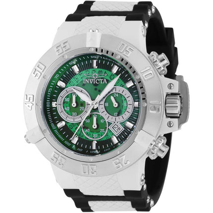 Invicta Men's Chronograph Watch - Subaqua Noma III Black and Green Dial Strap | 38996 ,