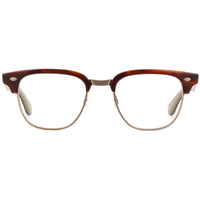 Garrett Leight Unisex Eyeglasses - Whiskey Tortoise-Antique Gold | ELKGROVE WHT-ATG ,