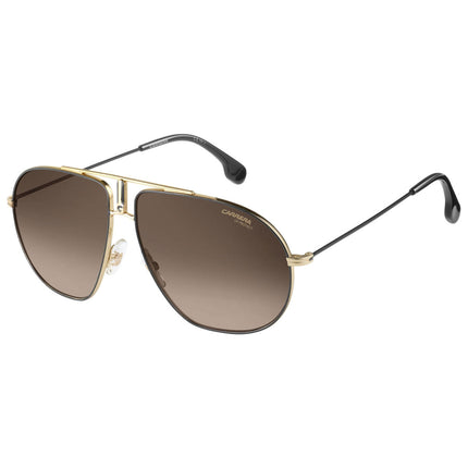 Carrera Men's Sunglasses - Bound Black and Gold Tone Frame Brown Lens | 02M2-HA ,