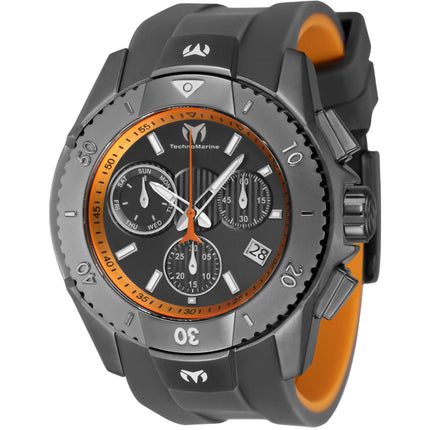 Technomarine Men's Watch - UF6 Chronograph Quartz Orange and Grey Strap | TM-621032 ,