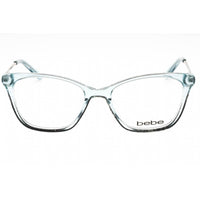 Bebe Women's Eyeglasses - Blue Crystal Acetate Full Rim Cat Eye Frame | BB5203 500 ,