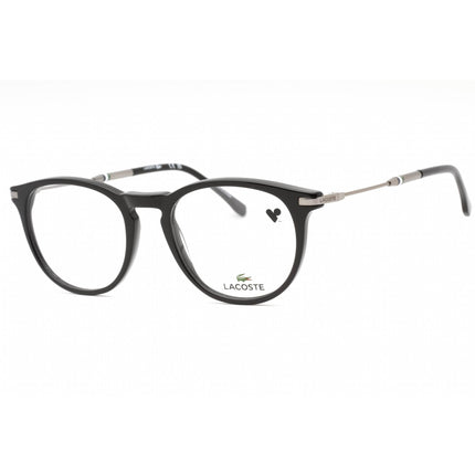 Lacoste Men's Eyeglasses - Black Plastic Full Rim Frame Clear Demo Lens | L2918 001 ,