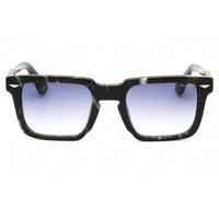 Police Men's Sunglasses - Black Marbled Acetate Square Full Rim Frame | SPLL88M 0869 ,