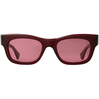 Garrett Leight Women's Sunglasses - Merlot Acetate Cat Eye Full Rim Frame | WOZ MER/LI ,