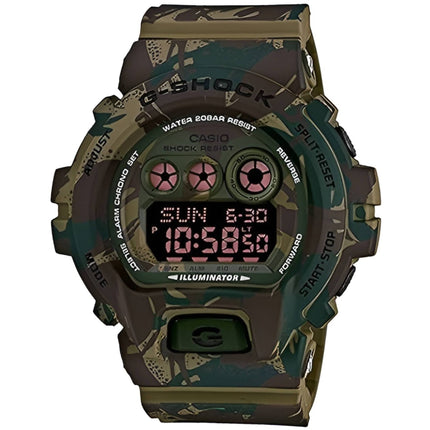 Casio Men's Watch - G-Shock Chrono Camouflage Dial Resin Strap Digital | GDX6900MC-3 ,