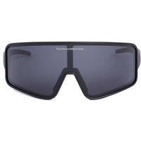Technomarine Unisex Sunglasses - Smoke Triacetate Lens Black TR90 Frame | TMEW008-02 ,