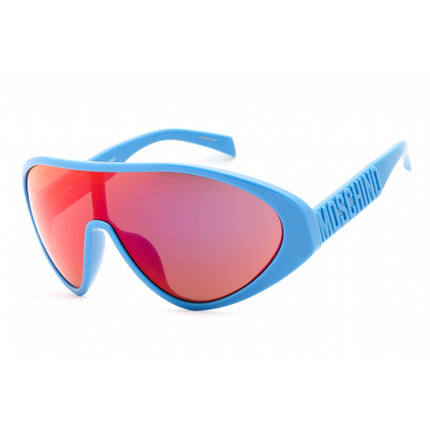 Moschino Unisex Sunglasses - Blue Shield Plastic Full Rim Frame | MOS157/S 0PJP UW ,