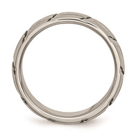 Titanium 8mm Brushed and Polished Band | TB269 ,