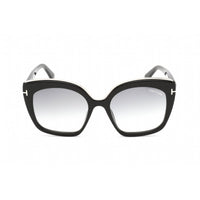 Tom Ford Women's Sunglasses - Shiny Black Plastic Butterfly Shape Frame | FT0944 01B ,