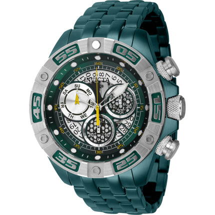 Invicta Men's Watch - Coalition Forces Quartz Chronograph Green Steel Bracelet | 41672 ,