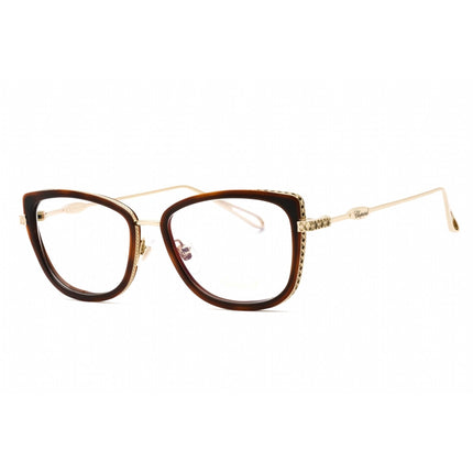 Chopard Women's Eyeglasses - Brown Metal Butterfly Full Rim Frame | VCH256M 08FE ,