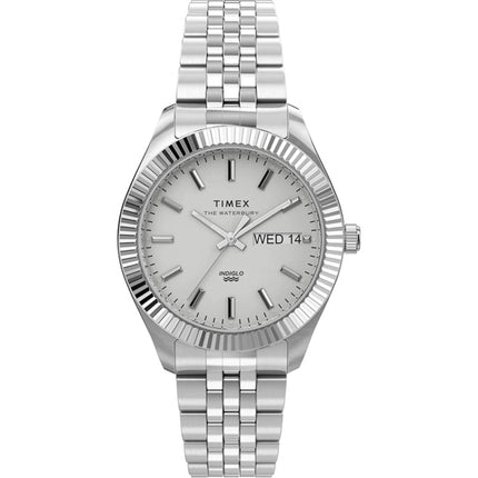 Timex Women's Watch - Waterbury Legacy Boyfriend White Dial Bracelet | TW2U78700VQ ,