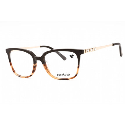 Bebe Women's Eyeglasses - Topaz Animal Plastic Full Rim Square Frame | BB5197 200 ,